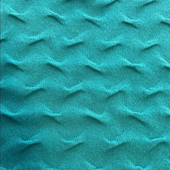 NWT Pure Amici turquoise blue cashmere crew neck sweater size M - Picture 7 of 7